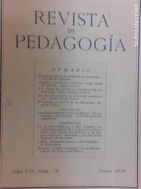 revista de pedagogía lorenzo luzuriaga